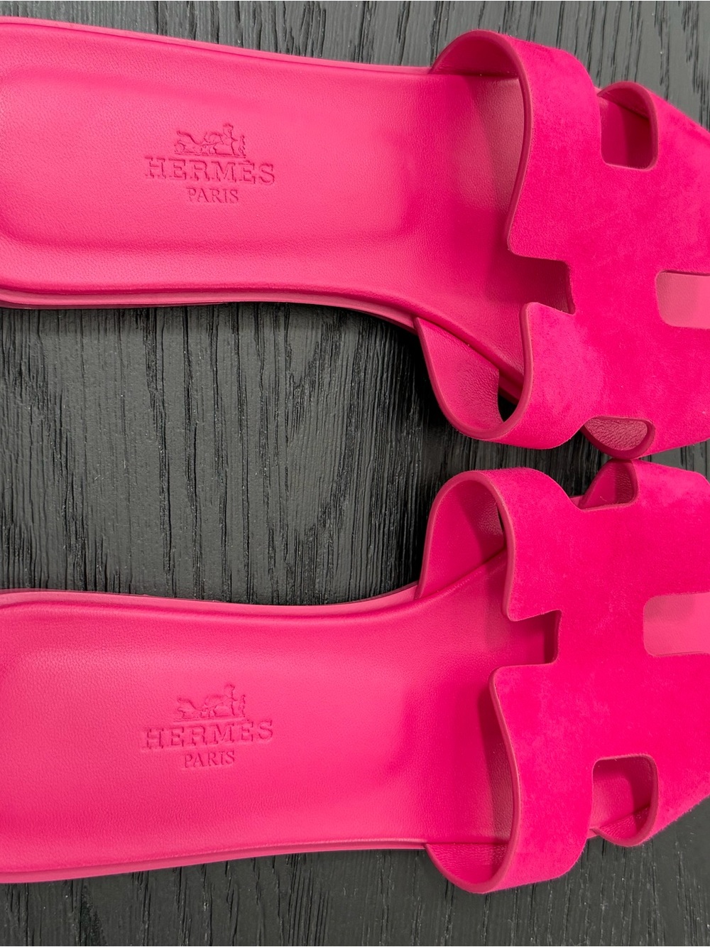 Hermès Oran Sandals – Rose Sakura Pink – Size 37.5